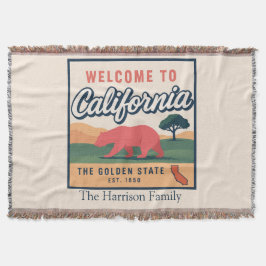 Persoonlijke California Worpdeken Deken