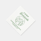 Persoonlijke Camp Bachelorette Berg Servet (Hoek)