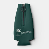 Persoonlijke Camp Bachelorette Flesjeskoeler (Achterkant)