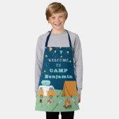 Persoonlijke Camping Out Party Schort (Gedragen)