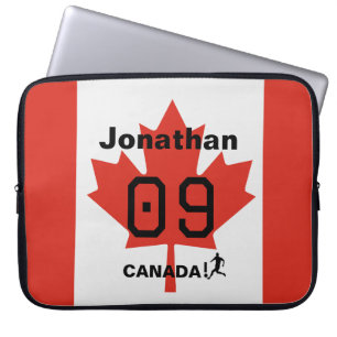 Persoonlijke Canada-esdoornblad-techgift Laptop Sleeve