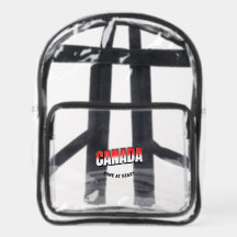 Persoonlijke Canada Heritage 3D heldere rugzak