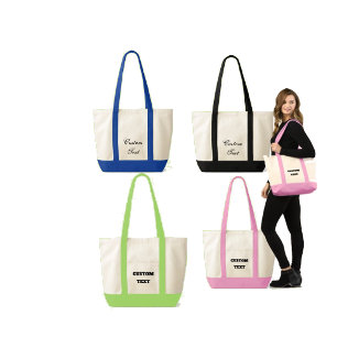 Persoonlijke canvas tas Aangepast ontwerp