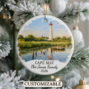 Persoonlijke Cape May Versiering, Aangepast New Je Keramisch Ornament