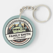 Persoonlijke caravan Adventures Sleutelhanger (Achterkant)