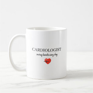 Persoonlijke cardioloog redt elke dag hart koffiemok
