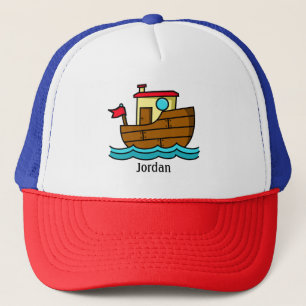 Persoonlijke Cartoon Sleepboot Trucker Pet