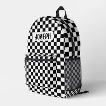 Persoonlijke Checkerboard Rugzak voor Kinderen