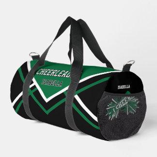 Persoonlijke Cheerleader | Groen, Zwart, Wit Plunjezak