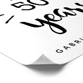 Persoonlijke Cheers tot 50 jaar Poster (Hoek)