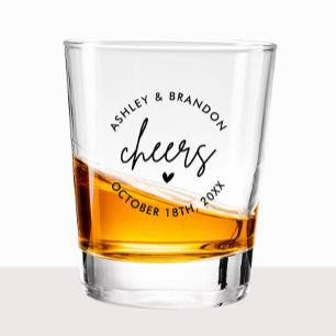 Persoonlijke Cheers Trouwshooters Shot Glas