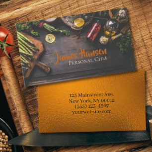 Persoonlijke Chef Catering Groenten & Kruiden Desi Visitekaartje