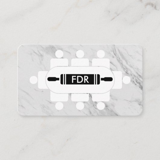 Persoonlijke Chef Seed Table Rolling Pin Visitekaartje (Voorkant)