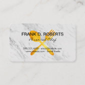 Persoonlijke Chef Seed Table Rolling Pin Visitekaartje (Achterkant)