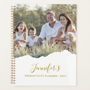 Persoonlijke Chic Gescheurde Foto Planner