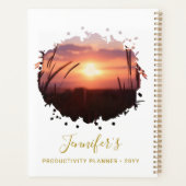 Persoonlijke Chic Splash-foto Planner (Achterkant)