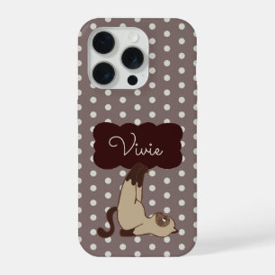 Persoonlijke Chic Stippen iPhone 15 Pro Hoesje