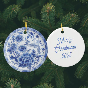 Persoonlijke Chinoiserie Blauwe Witte Borden Keramisch Ornament