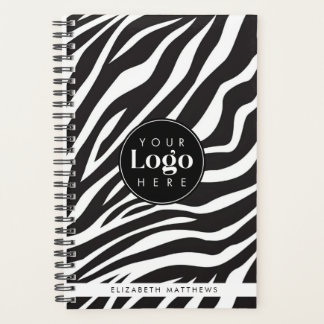 Persoonlijke Chique Zebraprint Aangepast Bedrijfsl Planner
