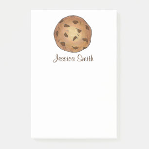 Persoonlijke chocolade Chip Cookie Post It Notes