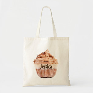 Persoonlijke Chocolade Cupcake-Canvas tas