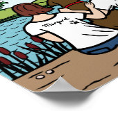 Persoonlijke chocolade Labrador Family Brown S POS Poster (Hoek)