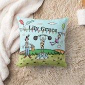 Persoonlijke Circus Acrobat, Clown en Strongman Kussen (Deken)