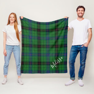 Persoonlijke Clan Davidson Pset Tartan Fleece Deken