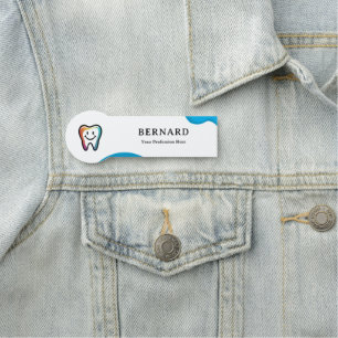 Persoonlijke Clinic-werknemersnaam & Logo Naamplaatje