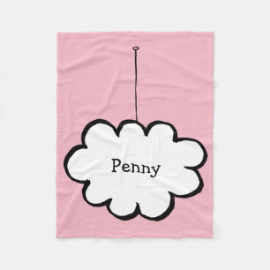 Persoonlijke Cloud on a String Fleece Deken