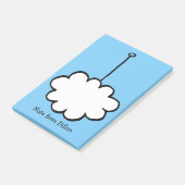 Persoonlijke Cloud on a String Post-it® Notes (Schuin)