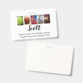 Persoonlijke Coach naam Badge (Voor- en achterkant)