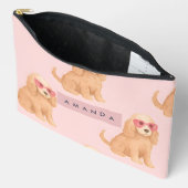 Persoonlijke Cocker Spaniel Hond met Bril Etui (Open)