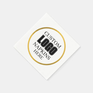 Persoonlijke cocktailservetjes met uw logo servet