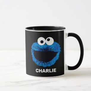 Persoonlijke Cookie Monster   Watercolor Trend Mok