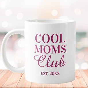 Persoonlijke Cool Mom Club Citaat Moederdag Extra Grote Beker