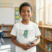 Persoonlijke Coole Dinosaur Monster Terug naar Sch T-shirt