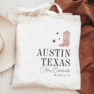 Persoonlijke Cowboylaars Bachelorette-feestje Tote Bag