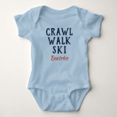 Persoonlijke Crawl Walk Ski Romper (Voorkant)