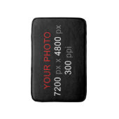 Persoonlijke creatie badmat (Voorkant Verticaal)