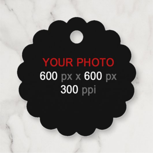 Persoonlijke creatie bedankjes labels (Achterkant)