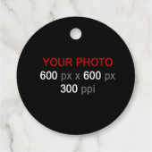 Persoonlijke creatie bedankjes labels (Achterkant)