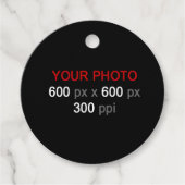 Persoonlijke creatie bedankjes labels (Voorkant)