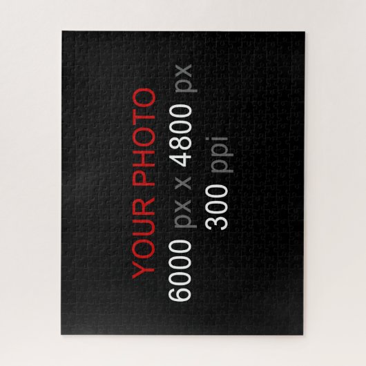 Persoonlijke creatie legpuzzel (Verticaal)