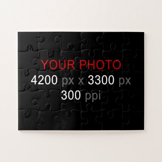 Persoonlijke creatie legpuzzel (Horizontaal)