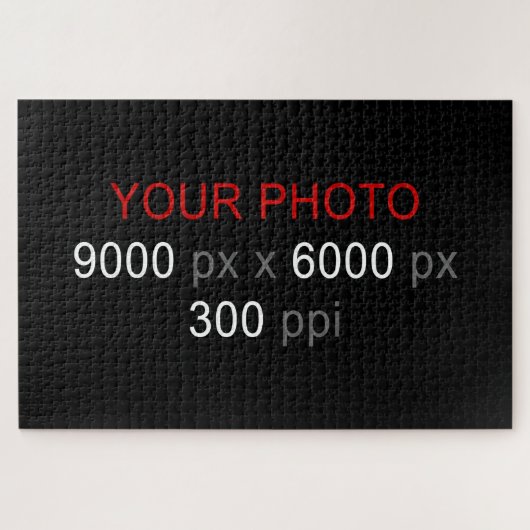 Persoonlijke creatie legpuzzel (Horizontaal)