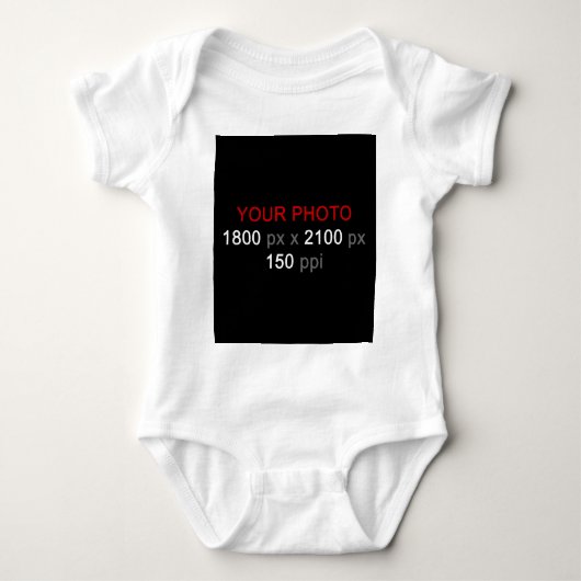 Persoonlijke creatie romper (Voorkant)