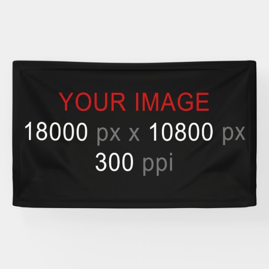 Persoonlijke creatie spandoek (Horizontaal)