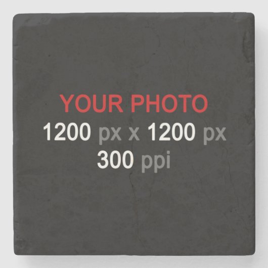 Persoonlijke creatie stenen onderzetter (Voorkant)