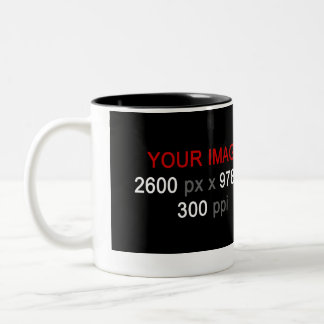 Persoonlijke creatie tweekleurige koffiemok